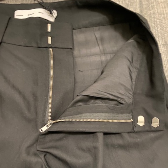 Proenza Schouler Black Drapey Suiting Trousers Size 4 NWT - Picture 8 of 12